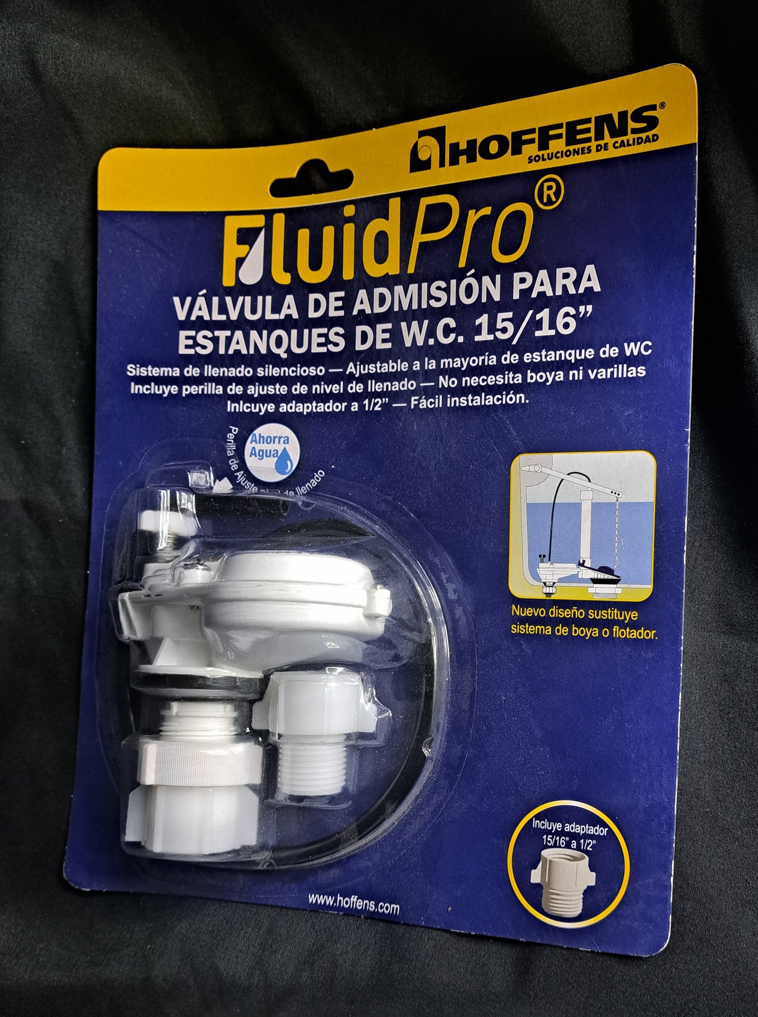 Válvula de Admisión para Estanques de W.C. 15/16''