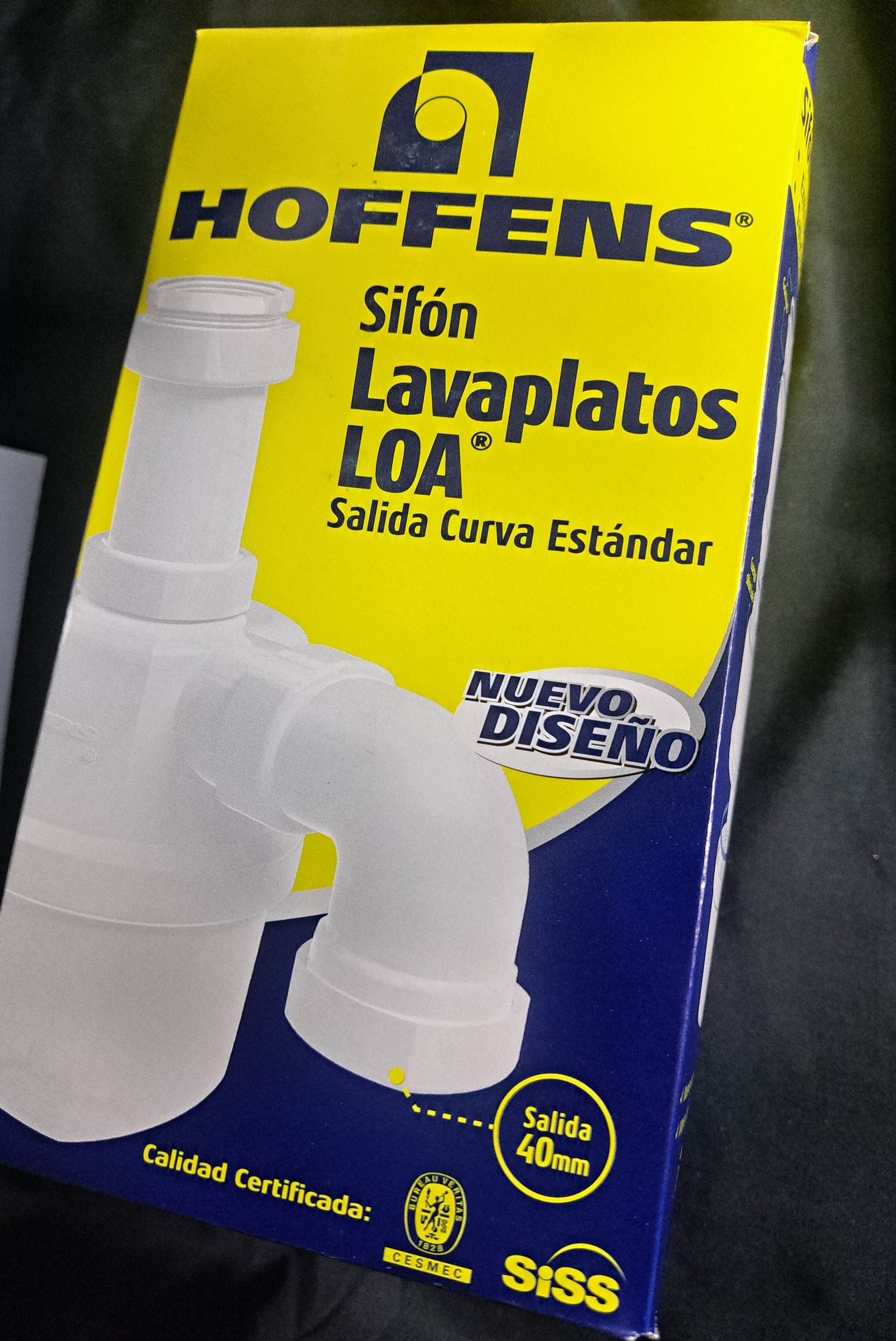 Sifón Salida Curva Estandar